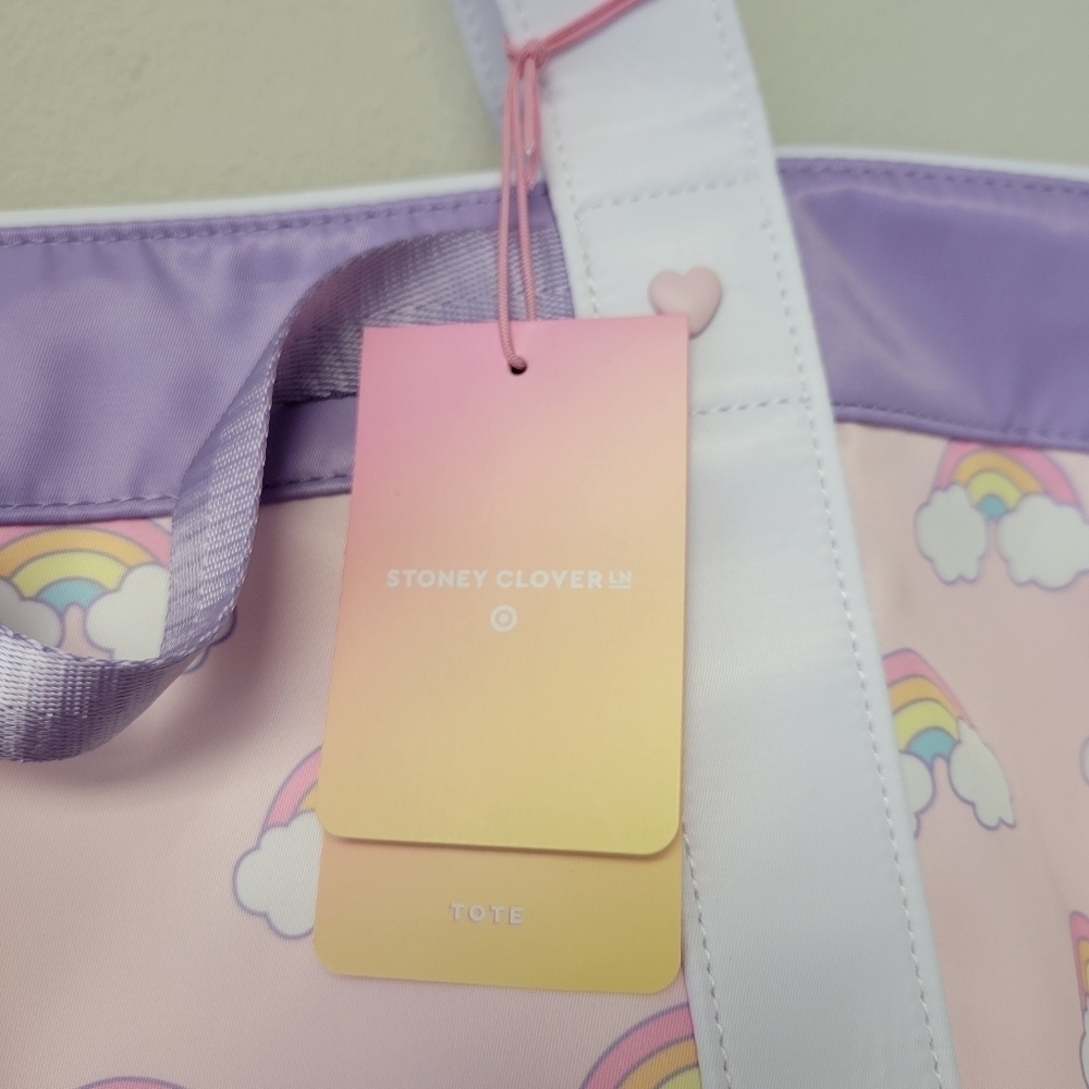 Stoney Clover Rainbow Beach Tote Bag Pink - Picture 9 of 12